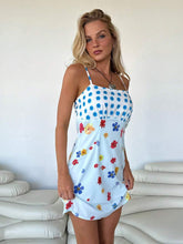 Roylia Summer Women's Floral Print Strap Elegant Short Vacation Dress
